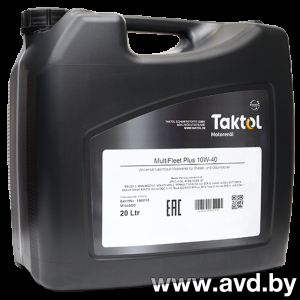 Купить Моторное масло Taktol MegaTruck 10W-40 60л в Минске.