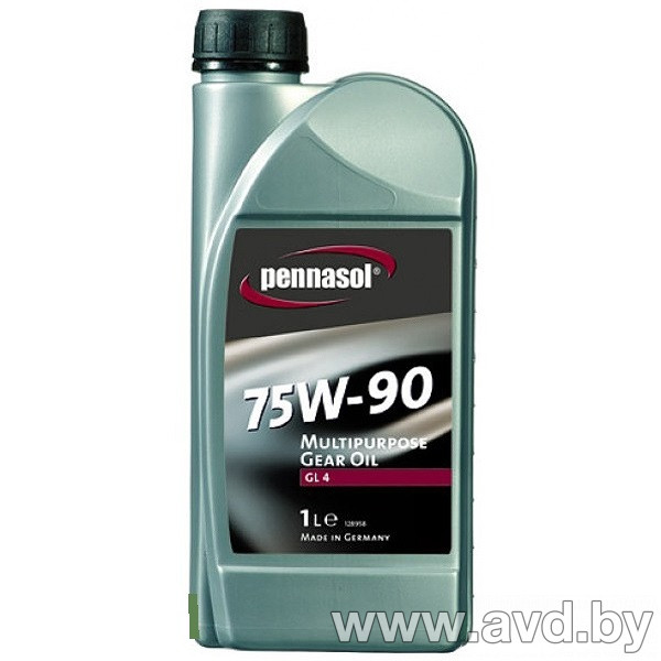 Купить Трансмиссионное масло Pennasol Multipurpose Gear Oil GL 4 75W-90 1л  в Минске.