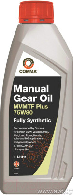 Купить Трансмиссионное масло Comma 75W-80 MVMTF FS PLUS 1л в Минске.