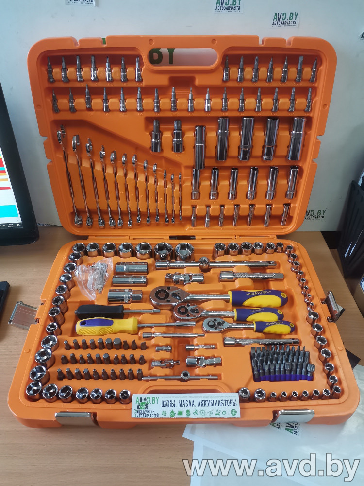 Купить Наборы инструментов MEGATOOLS 216 предметов (MT-38841)  в Минске.