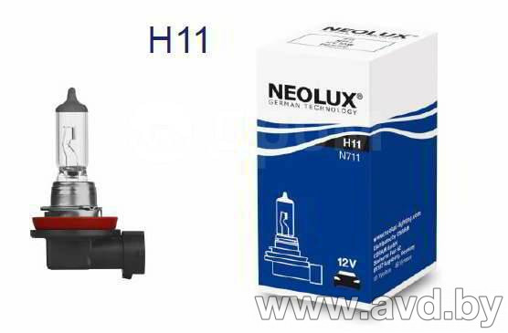 Купить Лампы автомобильные NEOLUX H11 1шт (N711)  в Минске.