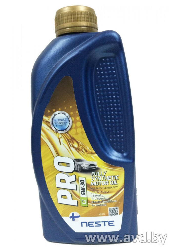 Купить Моторное масло Neste Pro C2 5W-30 1л в Минске.