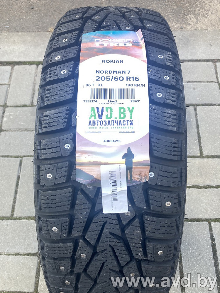 Купить Шины Nokian Tyres Nordman 7 205/60R16 96T  в Минске.