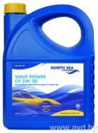 Купить Моторное масло North Sea Lubricants WAVE POWER C4 5W-30 5л  в Минске.