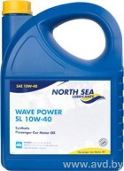 Купить Моторное масло North Sea Lubricants WAVE POWER SL 10W-40 5л  в Минске.