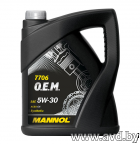 Купить Моторное масло Mannol O.E.M. for Renault Nissan С4 5W-30 5л в Минске.