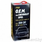 Купить Моторное масло Mannol O.E.M. for Сhevrolet Opel (металл) 5W-30 1л  в Минске.