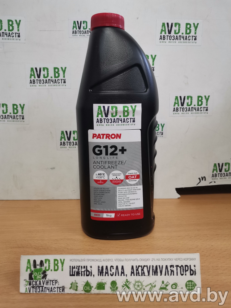 Купить Охлаждающие жидкости Patron G12 красный 1л  в Минске.