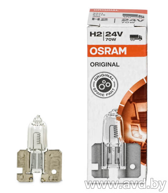 Купить Лампы автомобильные Osram Original Line H2 1шт (64175)  в Минске.