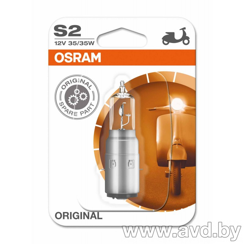 Купить Лампы автомобильные Osram Original Line S2 1шт (64327-01B) в Минске.