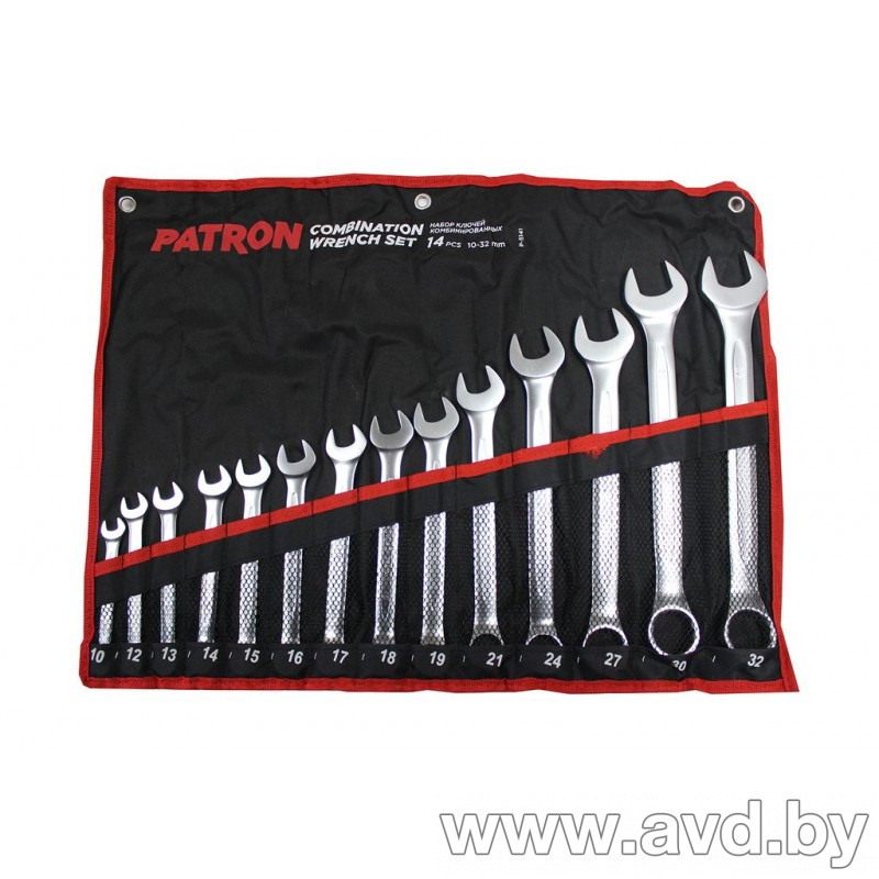 Купить Наборы инструментов Patron Набор ключей комбинированных 14пр (P-5141(5141P))  в Минске.