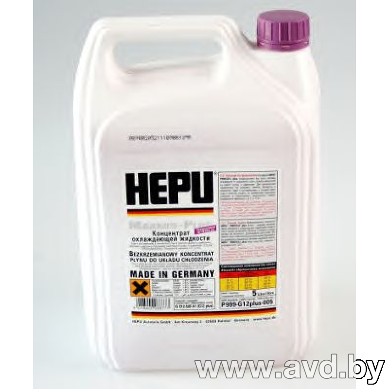 Hepu P999 G12 Plus 5л - Охлаждающая жидкость купить в минске➦AVD.BY|Беларусь:самовывоз/доставка|Отзывы|Аналоги
