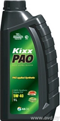 Купить Моторное масло Kixx PAO 5W-40 1л  в Минске.