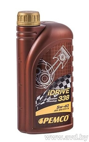 Купить Моторное масло Pemco iDRIVE 338 5W-40 API SN/CH-4 1л в Минске.