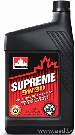 Купить Моторное масло Petro-Canada Supreme 5w-30 1л  в Минске.