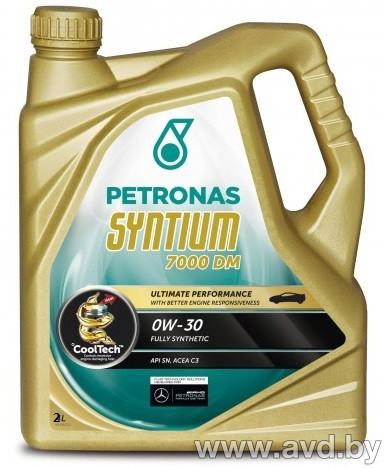 Купить Моторное масло Petronas SYNTIUM 7000 DM 0W-30 2л  в Минске.