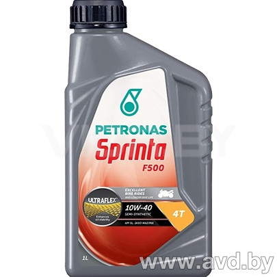 Купить Моторное масло Petronas Sprinta F500 4T 10W-40 1л в Минске.
