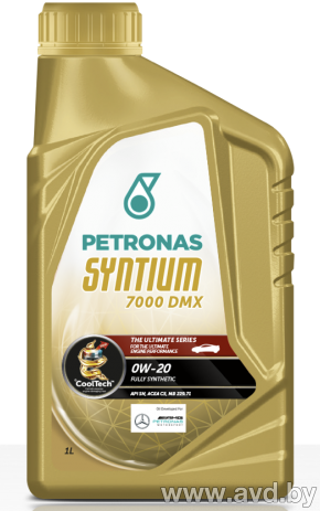 Купить Моторное масло Petronas Syntium 7000 DMX 0W-20 1л в Минске.