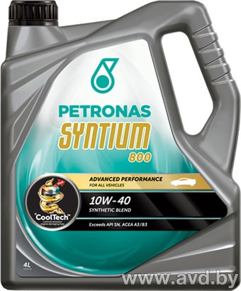 Купить Моторное масло Petronas SYNTIUM 800 10W-40 4л в Минске.