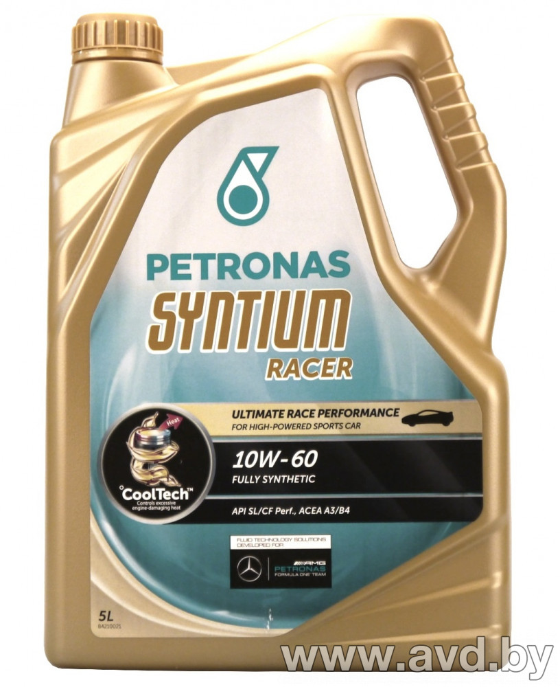 Купить Моторное масло Petronas Syntium Racer 10W-60 4л в Минске.