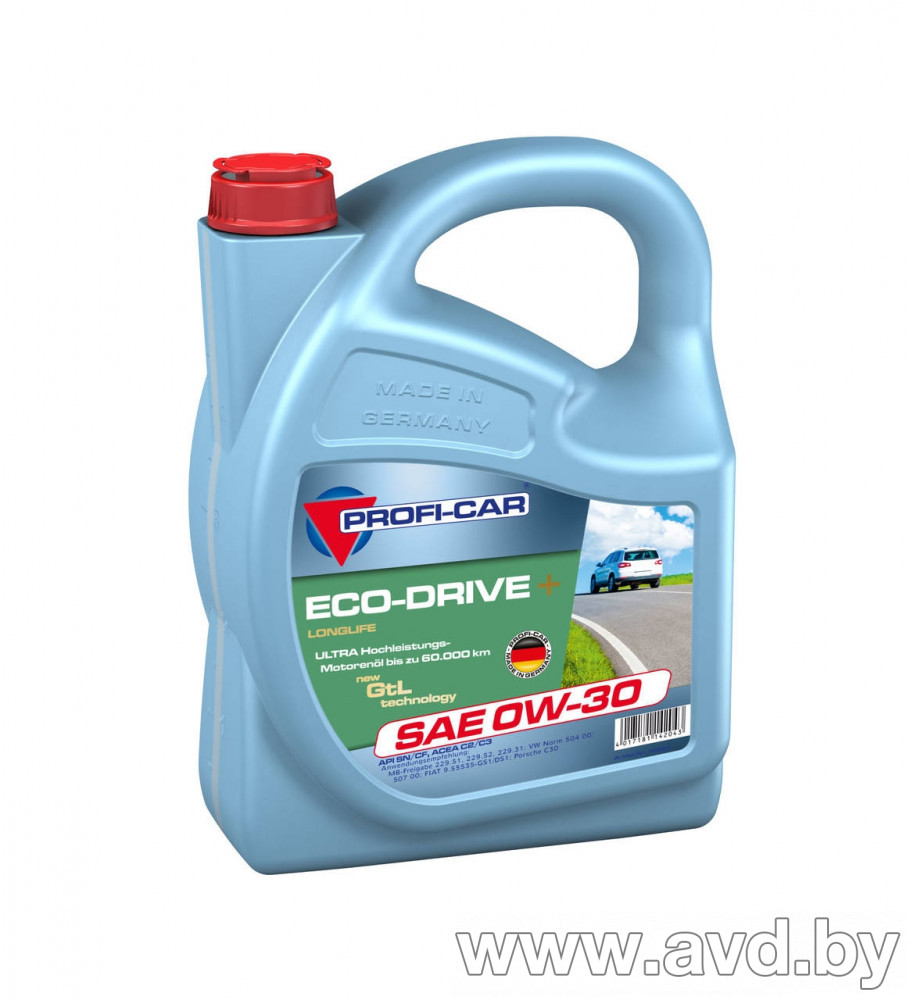 Купить Моторное масло Profi-Car 0W-30 ECO-DRIVE LL 5л в Минске.