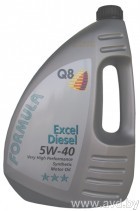 Купить Моторное масло Q8 Formula Excel Diesel 5W-40 4л  в Минске.