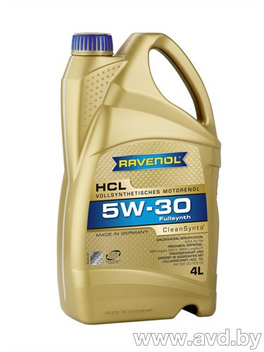 Купить Моторное масло Ravenol HCL 5W-30 4л  в Минске.