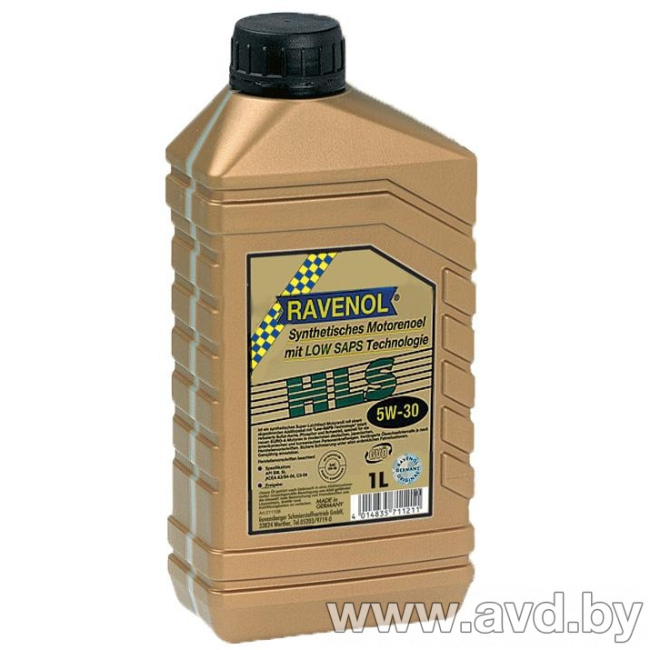 Купить Моторное масло Ravenol HLS 5W-30 1л  в Минске.