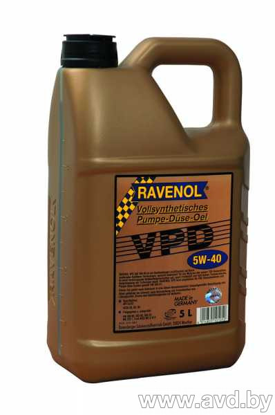 Купить Моторное масло Ravenol VPD 5W-40 4л  в Минске.