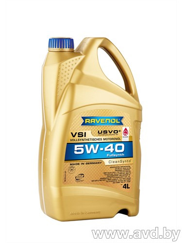 Купить Моторное масло Ravenol VSI 5W-40 4л  в Минске.