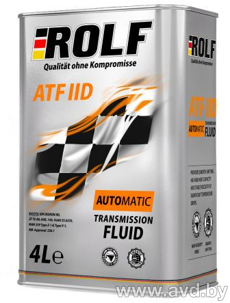 Купить Трансмиссионное масло ROLF ATF IID 4л в Минске.