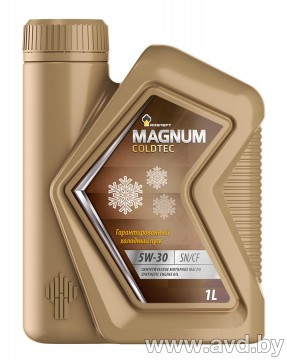 Купить Моторное масло Роснефть Magnum Coldtec 5W-30 1л в Минске.