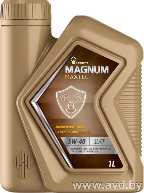 Купить Моторное масло Роснефть Magnum Coldtec 5W-40 5л в Минске.