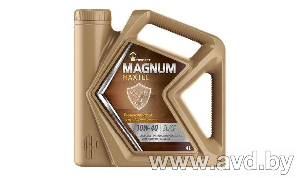 Купить Моторное масло Роснефть Magnum Maxtec 10W-40 4л в Минске.