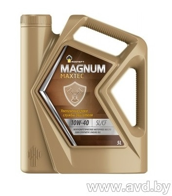 Купить Моторное масло Роснефть Magnum Maxtec 10W-40 5л  в Минске.