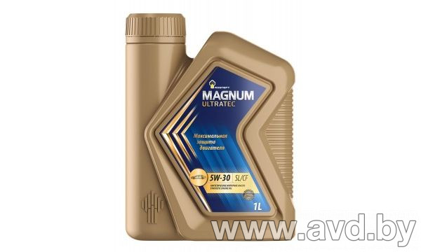 Купить Моторное масло Роснефть Magnum Ultratec 5W-30 1л  в Минске.