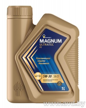 Купить Моторное масло Роснефть Magnum Ultratec FE 5W-30 1л в Минске.