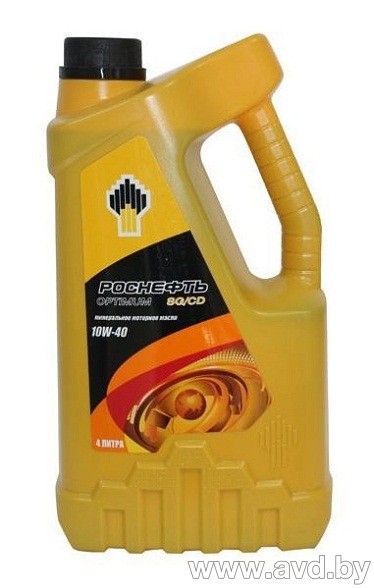 Купить Моторное масло Роснефть Optimum 10W-40 SG/CD 4л в Минске.