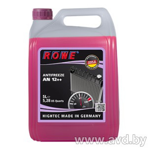 Купить Охлаждающие жидкости ROWE HIGHTEC ANTIFREEZE AN G12++ 5л  в Минске.