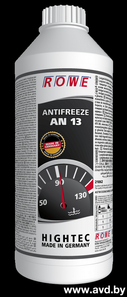 Купить Охлаждающие жидкости ROWE HIGHTEC ANTIFREEZE AN G13 1.5л  в Минске.