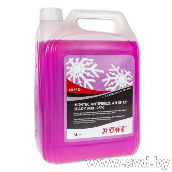 Купить Охлаждающие жидкости ROWE HIGHTEC ANTIFREEZE AN-SF 5л  в Минске.