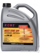 Купить Моторное масло ROWE HIGHTEC MULTI SYNT DPF SAE 5W-30 1л  в Минске.