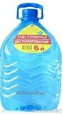 Купить Автокосметика и аксессуары БелХимГрупп Вода дистиллированная 6л  в Минске.