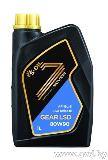 Купить Трансмиссионное масло S-OIL SEVEN GEAR LSD 80W-90 1л  в Минске.