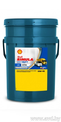 Купить Моторное масло Shell Rimula Light Duty LD5 Extra 10W-40 20л в Минске.