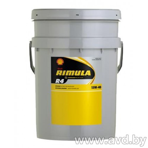 Купить Моторное масло Shell Rimula R4 Multi 10W-30 20л в Минске.
