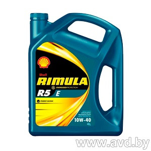 Купить Моторное масло Shell Rimula R5 E 10W-40 4л  в Минске.