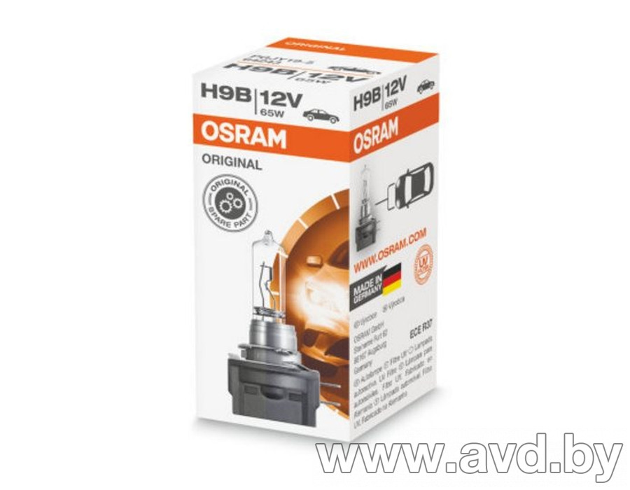 Купить Лампы автомобильные Osram Snap in Lite H9B 1шт (64243)  в Минске.