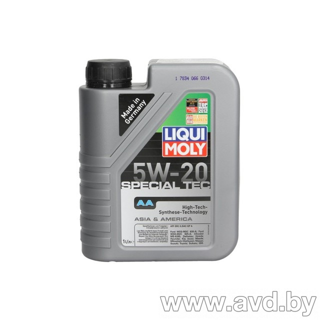 Купить Моторное масло Liqui Moly Special Tec AA 5W-20 4л  в Минске.