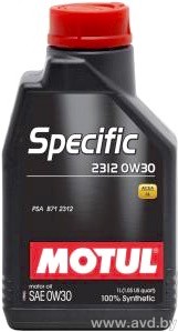 Купить Моторное масло Motul Specific 2312 0W-30 1л в Минске.